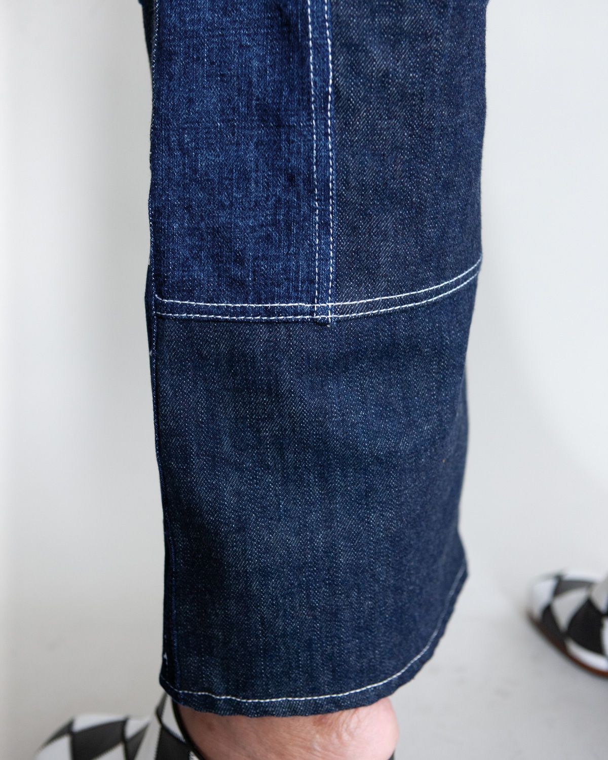 GOOD 'OL WHATS-HER-FACE by W'MENSWEAR FREEDOM FATIGUE TROUSER - DENIM