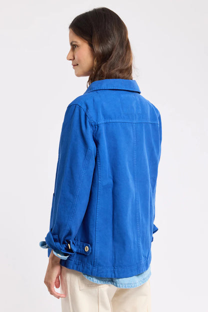 ARMOR LUX WOMEN'S FISHERMAN JACKET HERITAGE - MAZARINE MID BLUE