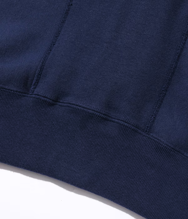BUZZ RICKSON'S 'COAST GUARD' HORIZONTAL KNIT SWEATSHIRT - NAVY