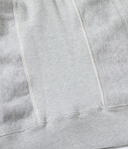 BUZZ RICKSON HORIZONTAL KNITTING SWEAT SHIRT “CVA-67 J.F. KENNEDY” - HEATHER GREY