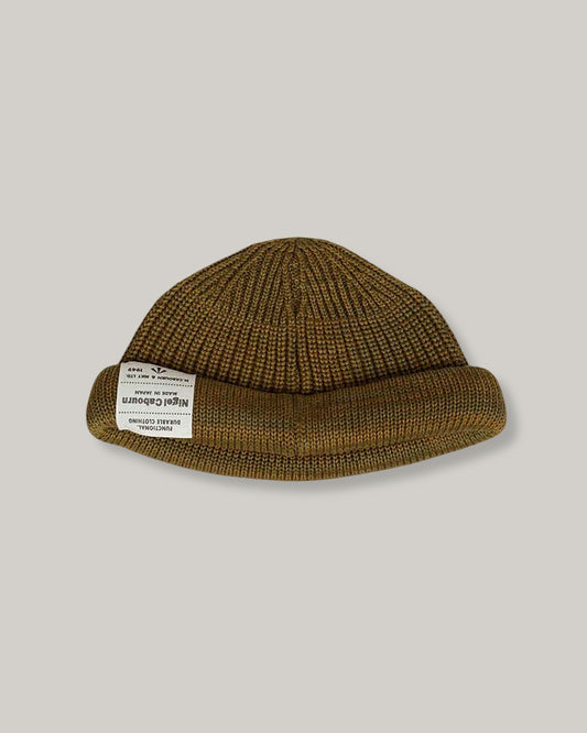 NIGEL CABOURN BEANIE COTTON - GREEN