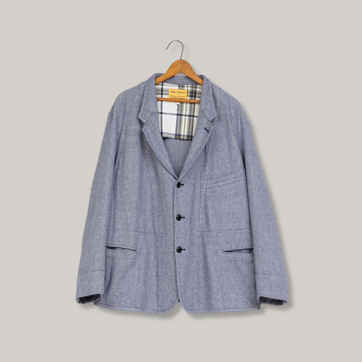 NIGEL CABOURN X OMTC WORK JACKET - SOLID BLUE