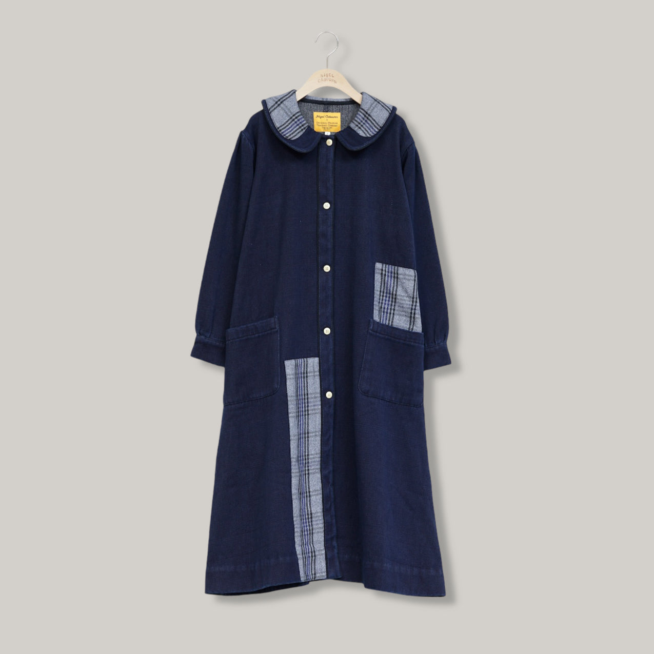 NIGEL CABOURN WOMAN X OMTC WORKWEAR COVERALL - DENIM