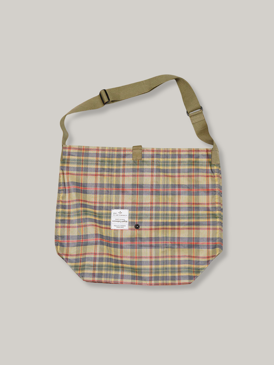 NIGEL CABOURN MAINLINE MULTI BAG RAMIE POLY CHECK - MULTI