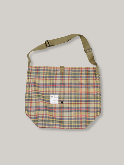 NIGEL CABOURN MAINLINE MULTI BAG RAMIE POLY CHECK - MULTI