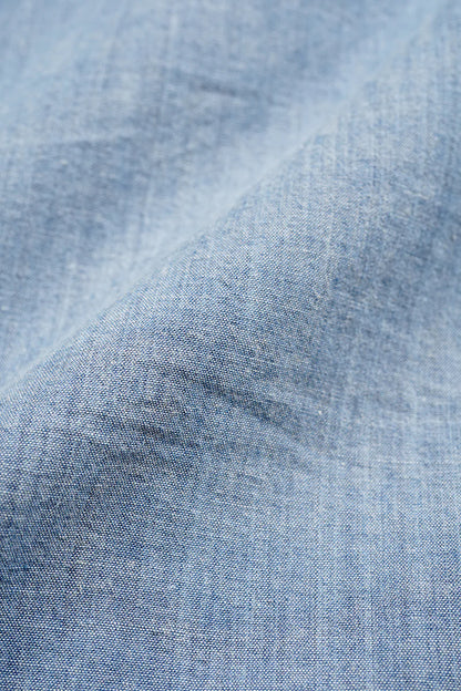 NIGEL CABOURN MAINLINE US NAVY SHIRT - HANK DYEINIG INDIGO