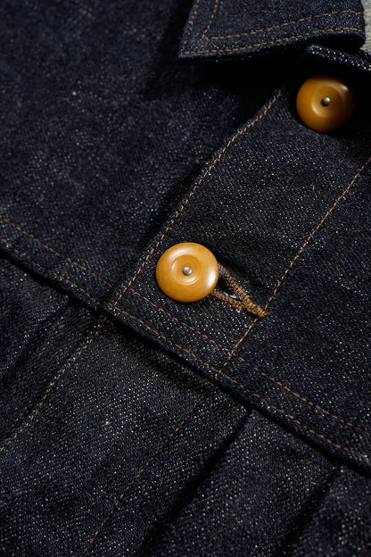 NIGEL CABOURN MAINLINE 40's DENIM JACKET - 12.5oz - INDIGO