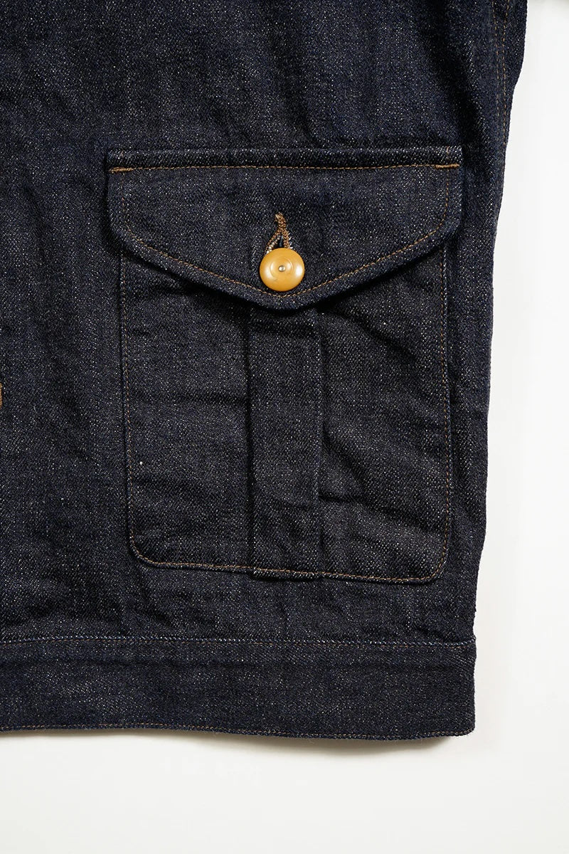 NIGEL CABOURN MAINLINE 40's DENIM JACKET - 12.5oz - INDIGO