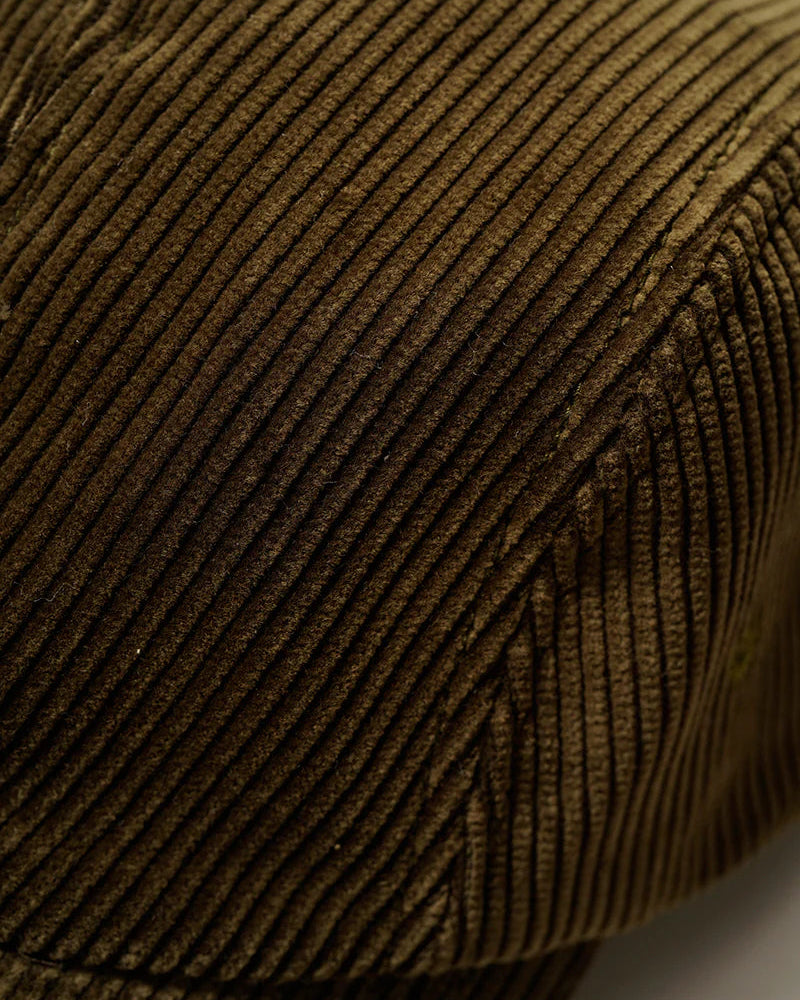 NIGEL CABOURN MAINLINE LOW CAP - 8W CORDUROY - DARK BROWN