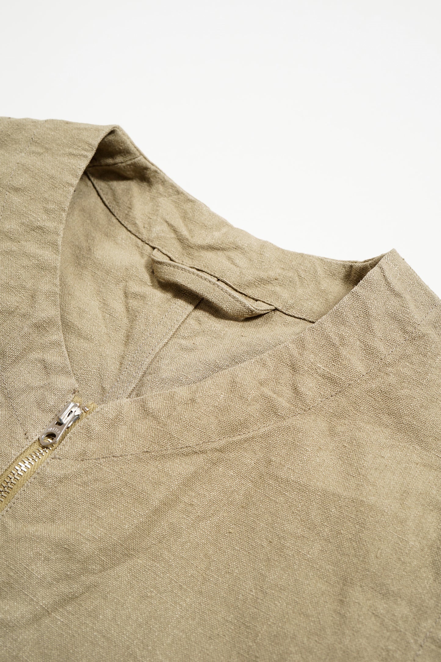 NIGEL CABOURN MAINLINE FRENCH WORK VEST HEMP - CHARCOAL GREY