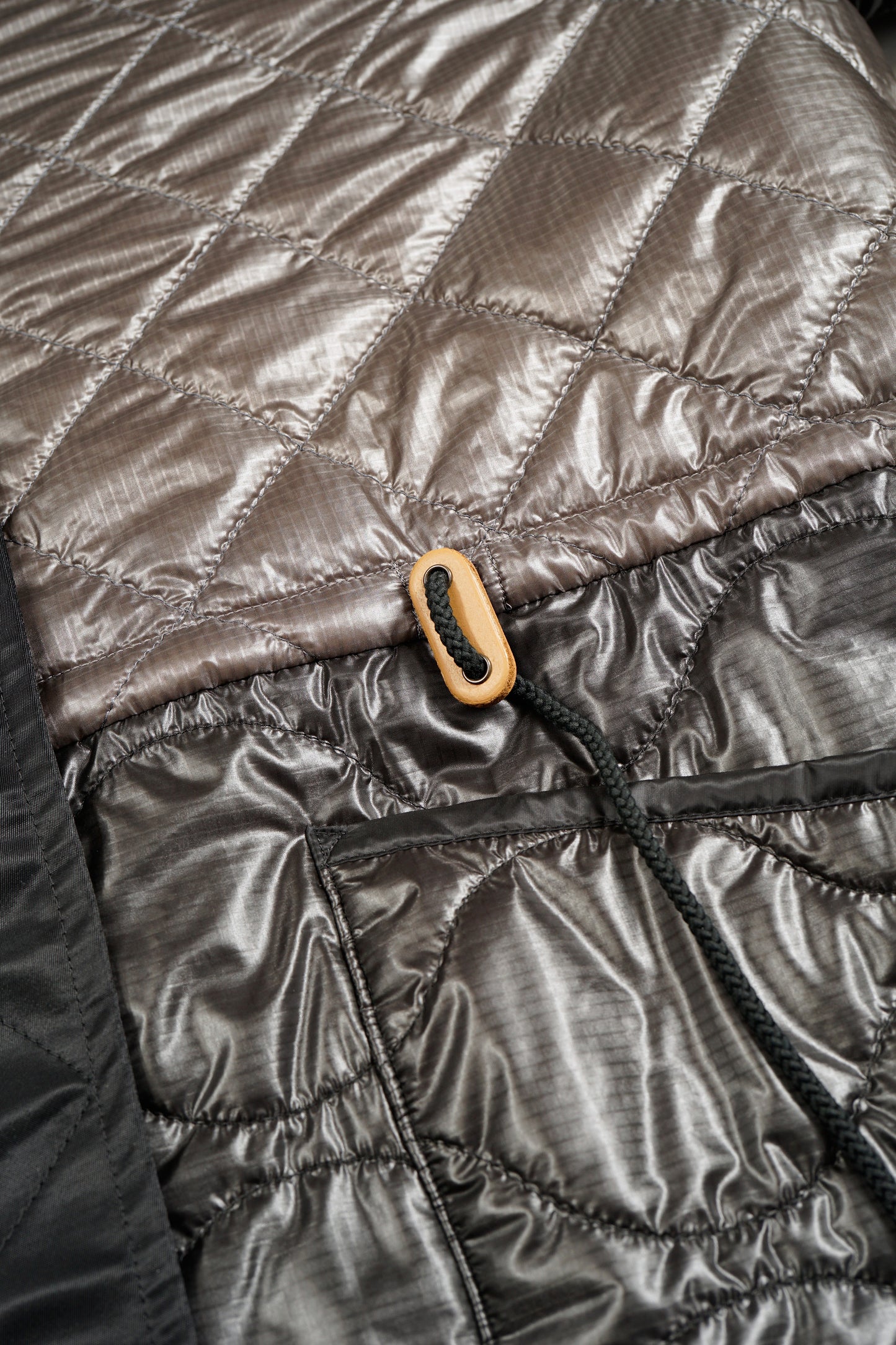 NIGEL CABOURN MAINLINE WOMENS MODIFIED REVERSIBLE COAT - BLACK