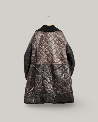 NIGEL CABOURN MAINLINE WOMENS MODIFIED REVERSIBLE COAT - BLACK