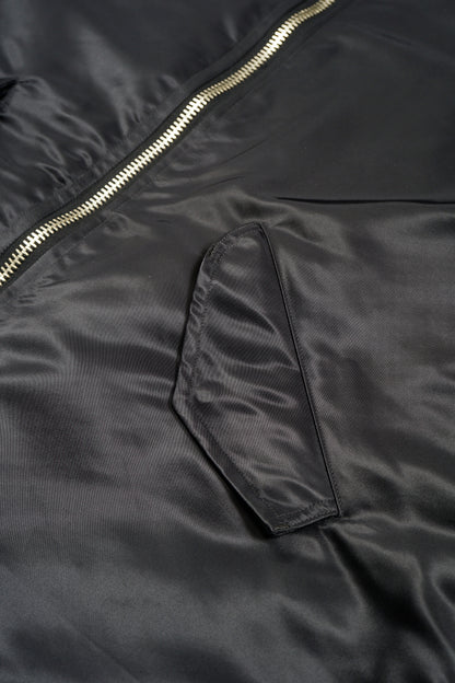 NIGEL CABOURN MAINLINE WOMENS MODIFIED REVERSIBLE COAT - BLACK