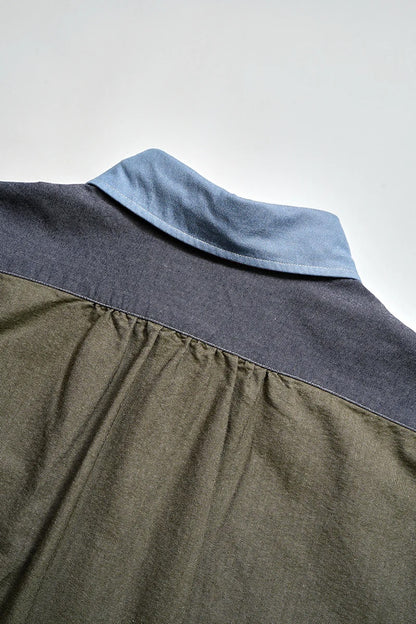 NIGEL CABOURN MAINLINE OFFICER SHIRT2 - CRAZY