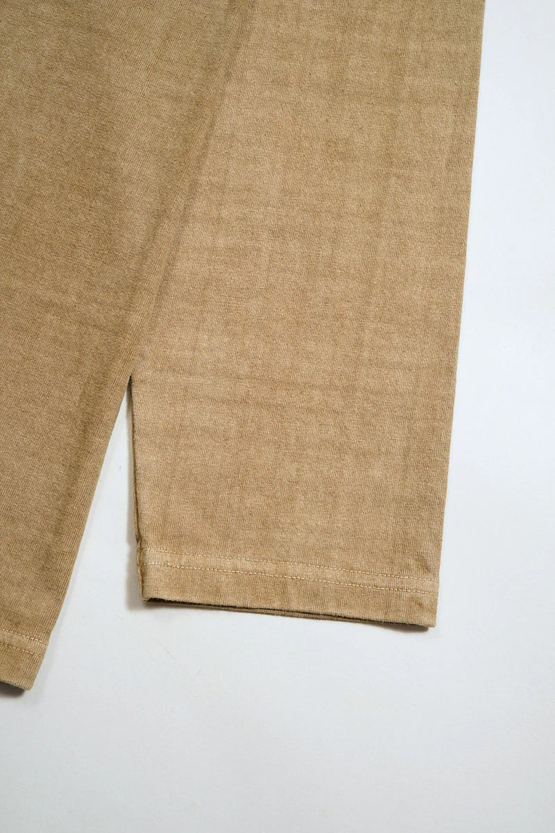 NIGEL CABOURN MAINLINE 40's USMC L/S PIGMENT TEE - KHAKI