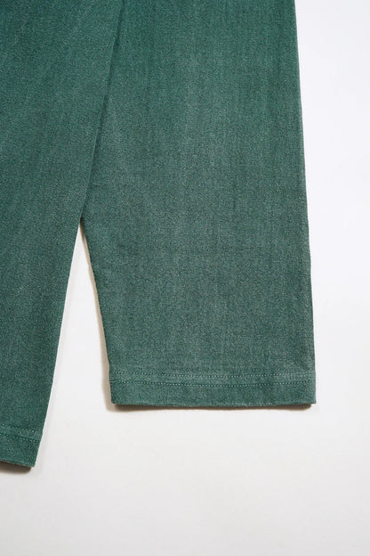 NIGEL CABOURN MAINLINE 40's USMC L/S PIGMENT TEE - GREEN