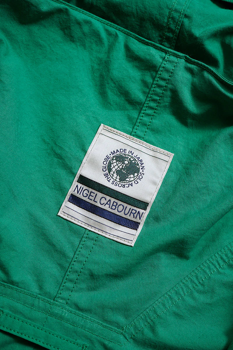 NIGEL CABOURN MAINLINE CRICKET CLUB US4 FLIGHT JACKET - GREEN