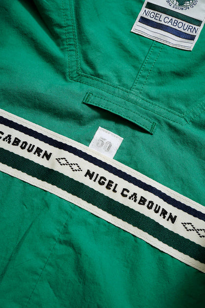 NIGEL CABOURN MAINLINE CRICKET CLUB US4 FLIGHT JACKET - GREEN