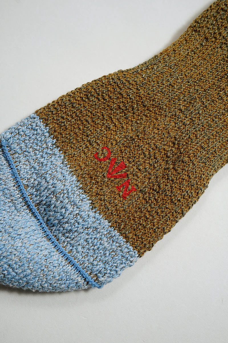 NIGEL CABOURN BORDER SOCKS - GREEN