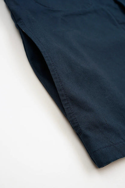 NIGEL CABOURN SHORT ANGLED JACKET - DUCK CANVAS - NAVY