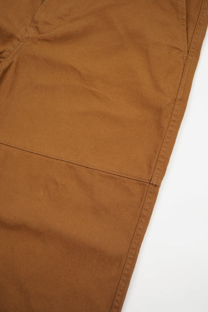 NIGEL CABOURN ANGLED POCKET TROUSER - DUCK CANVAS - BROWN