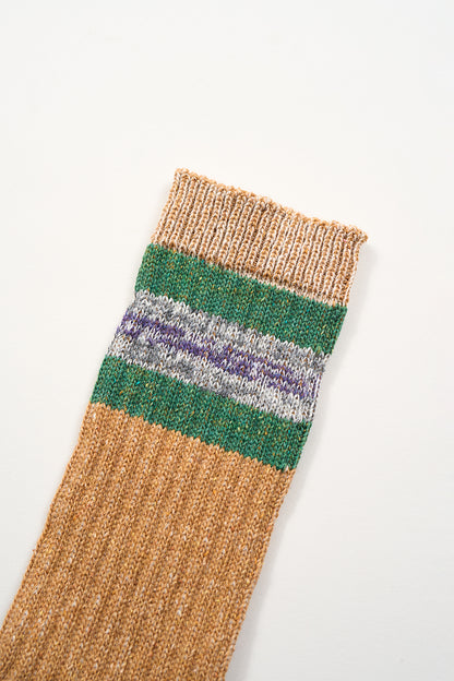 NIGEL CABOURN BORDER SOCKS - BEIGE
