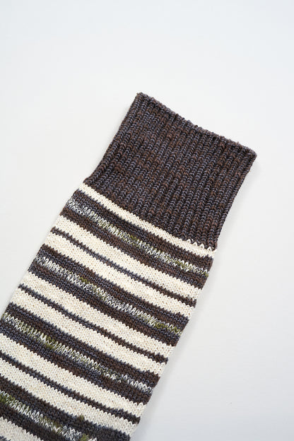 NIGEL CABOURN BORDER SOCKS - CHARCOAL