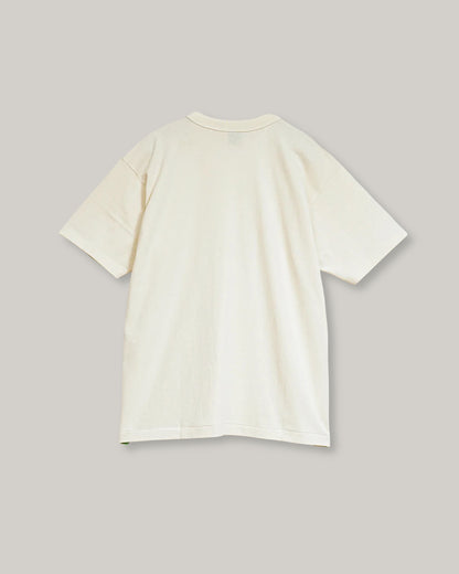 LEE x NIGEL CABOURN OX'ED SILVER - 2 PACK FIELD WORKERS T-SHIRT - IVORY