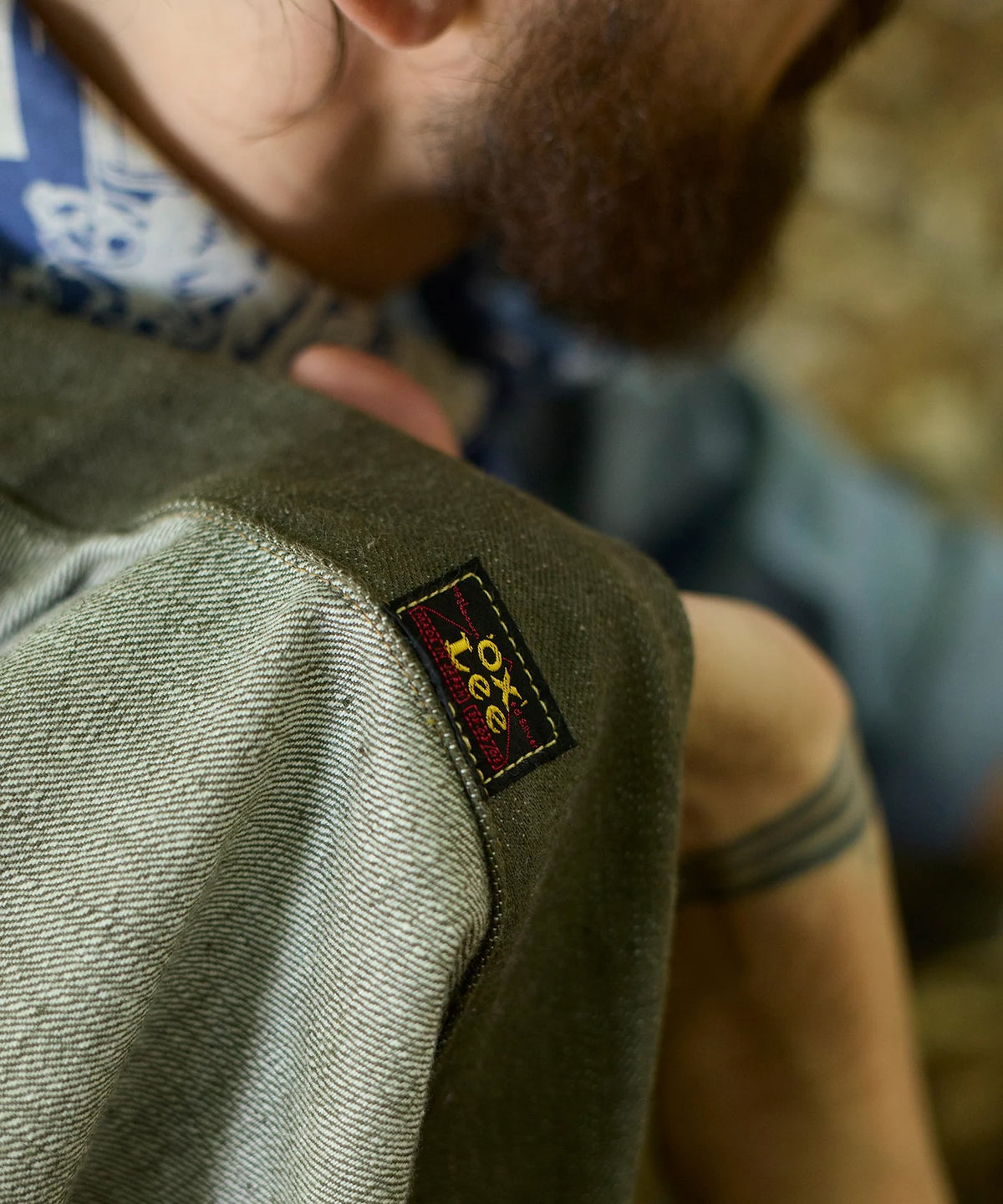 LEE x NIGEL CABOURN OX'ED SILVER -  RANCH WORKER 101J - INDIGO