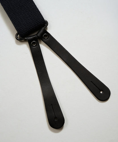 LEE x NIGEL CABOURN OX'ED SILVER -  FILED WORKER SUSPENDER - INDIGO