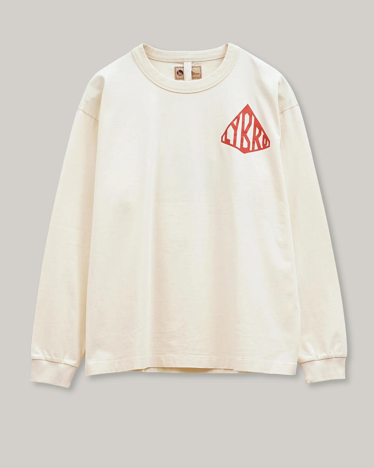 NIGEL CABOURN S04A STANDARD LONGSLEEVE T-SHIRT - OFF WHITE