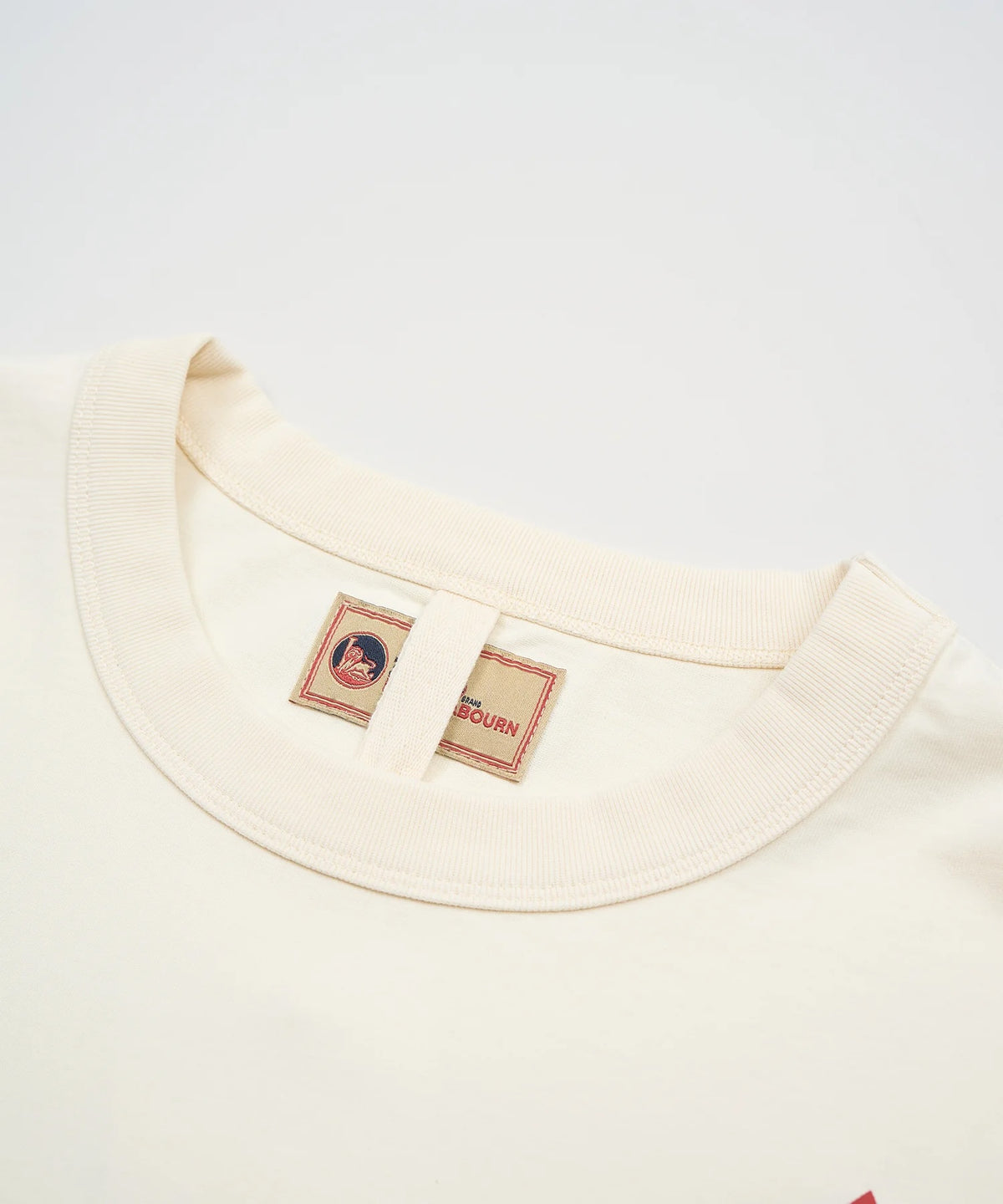 NIGEL CABOURN S04A STANDARD LONGSLEEVE T-SHIRT - OFF WHITE
