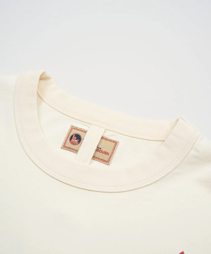 NIGEL CABOURN S04A STANDARD LONGSLEEVE T-SHIRT - OFF WHITE