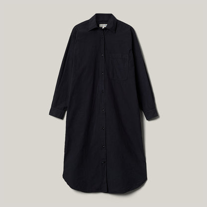 MERZ B SCHWANEN SHIRT DRESS - CHARCOAL