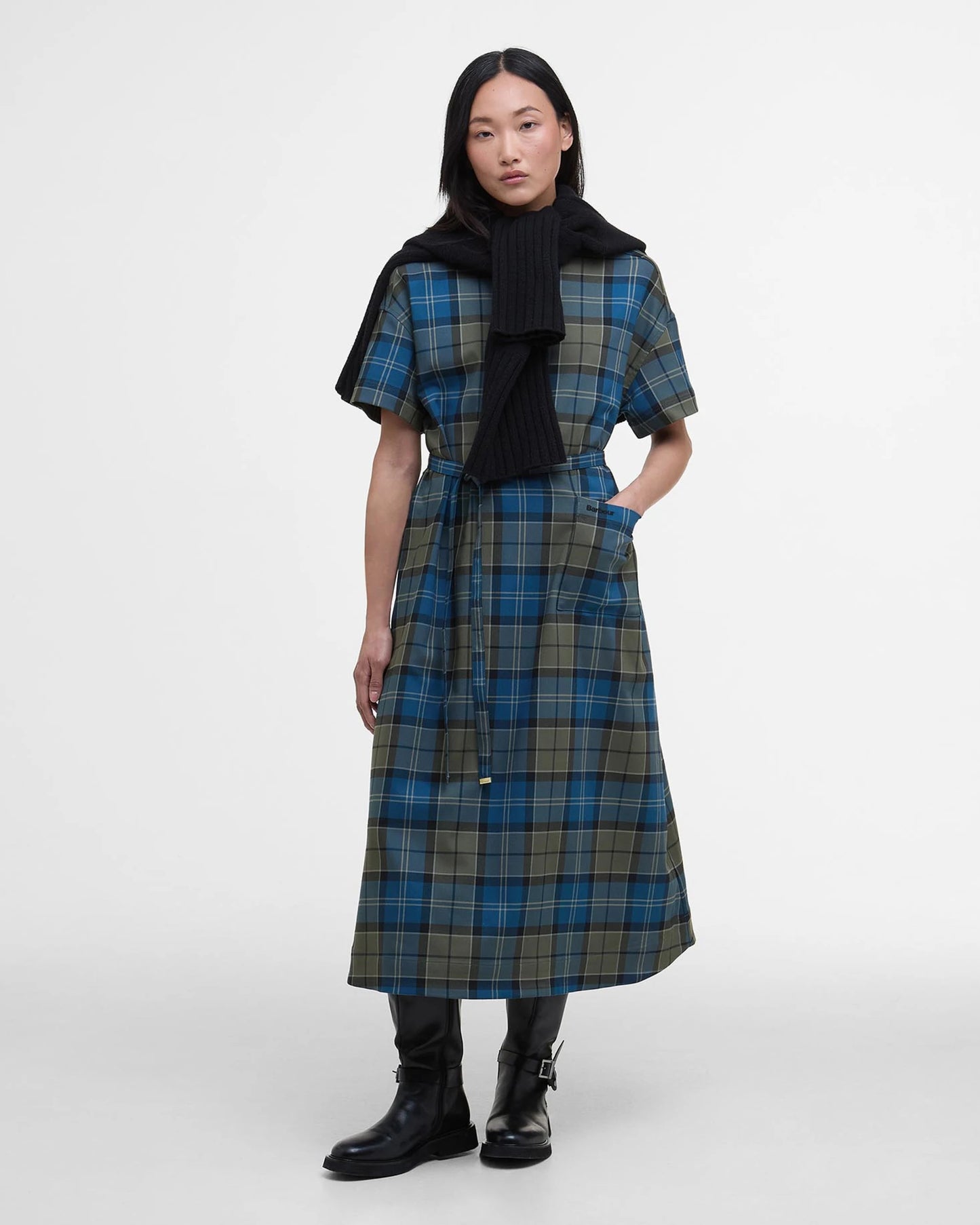 BARBOUR MATILDA TARTAN MAXI DRESS - DUNDEE TARTAN