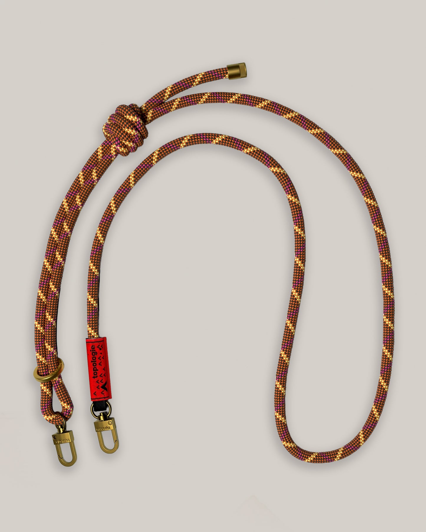 TOPOLOGIE 8.0MM ROPE STRAP ORANGE ORBIT