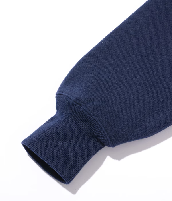 BUZZ RICKSON'S 'COAST GUARD' HORIZONTAL KNIT SWEATSHIRT - NAVY