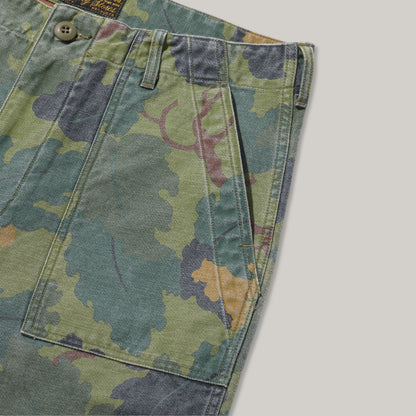 BUZZ RICKSON CIVILIAN MODEL TROUSERS -  MITCHELL PATTERN CAMOUFLAGE