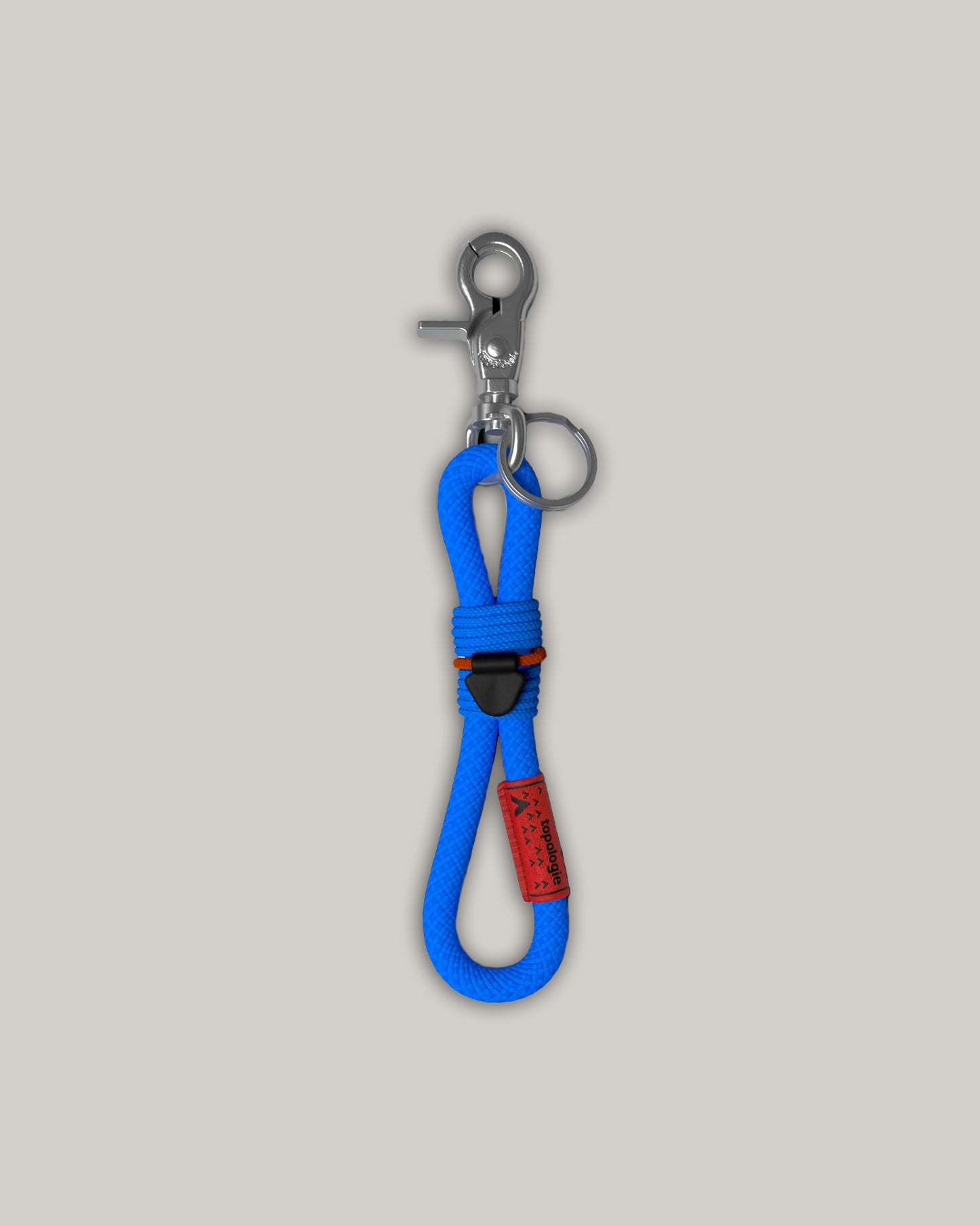 TOPOLOGIE 8.0MM LOOP KEY HOLDER FLASH INK BLUE