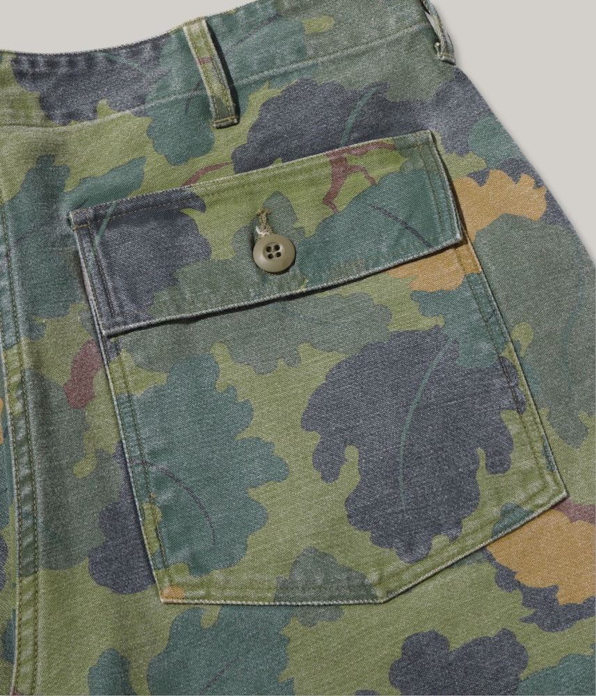 BUZZ RICKSON CIVILIAN MODEL TROUSERS -  MITCHELL PATTERN CAMOUFLAGE