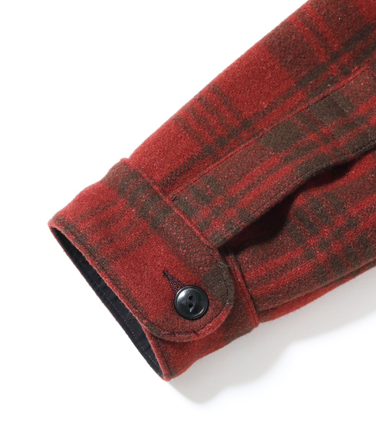 BUZZ RICKSON WOOL CIVILIAN CONSERVATION CORPS JACKET - RED PLAID