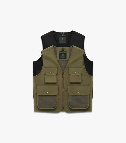 KNICKERBOCKER JOE GREER CAMERA VEST - OLIVE