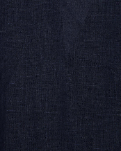 MARKAWARE CLASSIC FIT HEMP SHORTS - NAVY