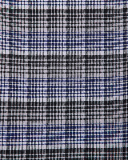 MARKAWARE HALF ZIP SERVICE JACKET - PURPLE CHECK