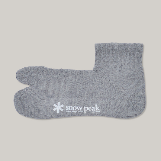 SNOW PEAK MID TABI SOCKS - M. GREY