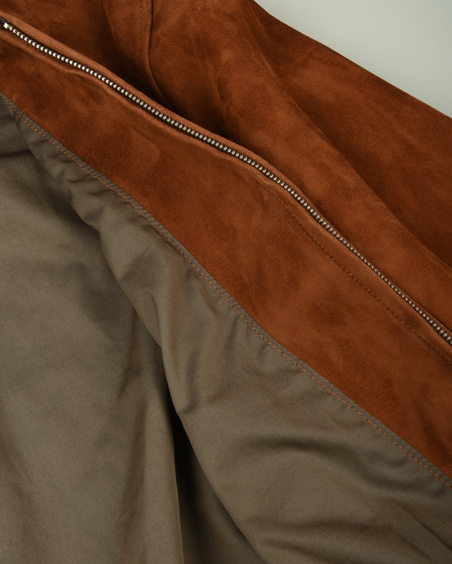 AERO COLLEGE 1950's COLLEGE JACKET - RUST GOAT SUEDE