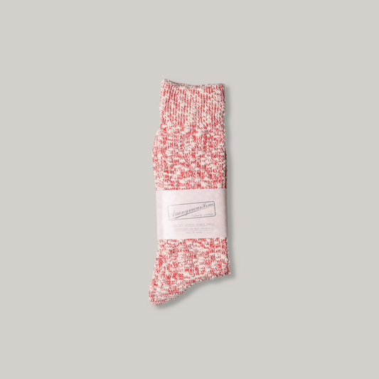 ANONYMOUS ISM LIGHT WEIGHT SLUB CREW - RED