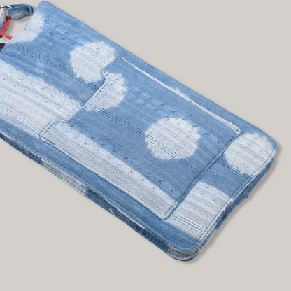 KARDO PHONE SLING BAG - SHIBORI LIGHT INDIGO