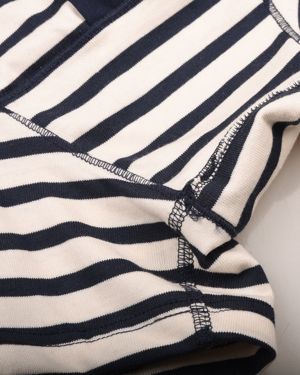 MERZ B SCHWANEN STRIPED UNDER SHORTS 2M55 - INK/ NATURE