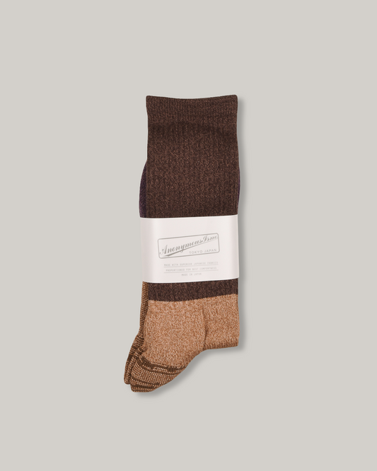 ANONYMOUS ISM MOC PILE CREW - DARK BROWN